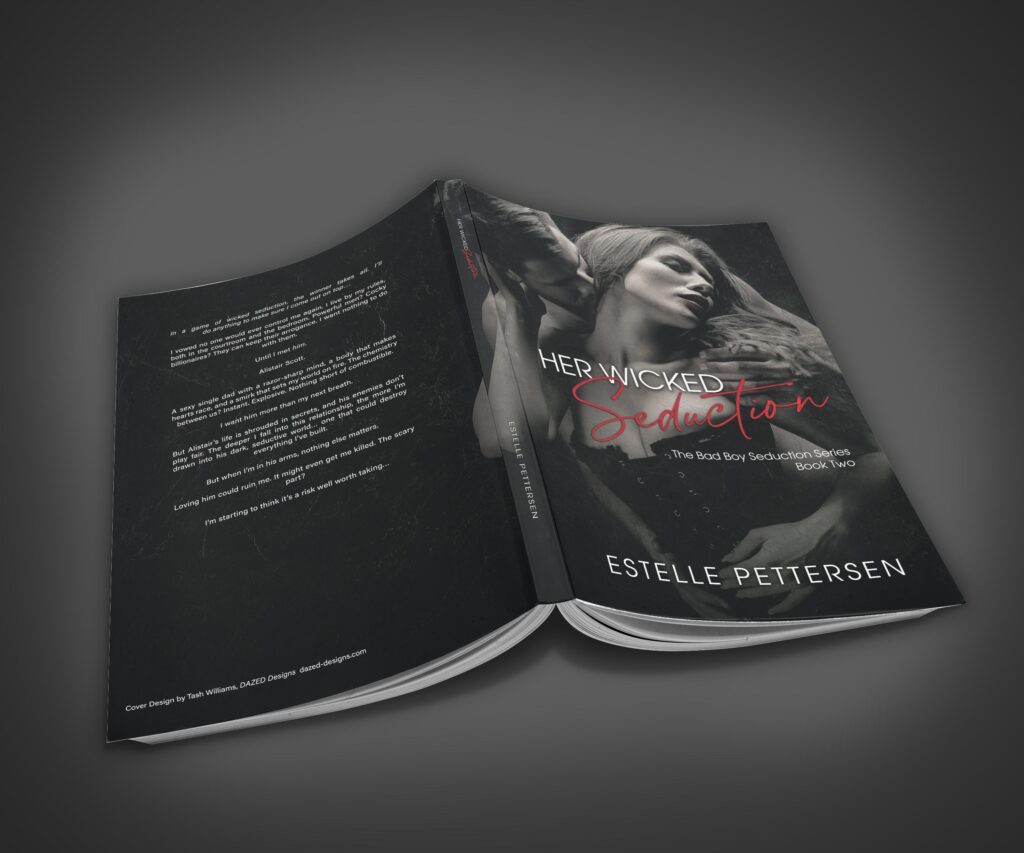 Her Wicked Seduction, a spicy five-flame romance book.